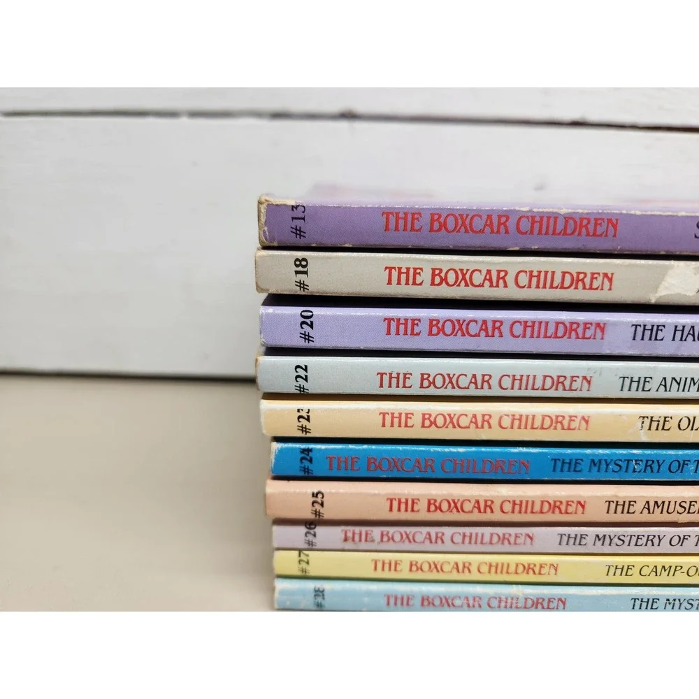 Lot of (19) The Boxcar Children Books Kids Paperback Mystery Series ~ Good